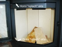 Oplach skla krbová vložka HARK
